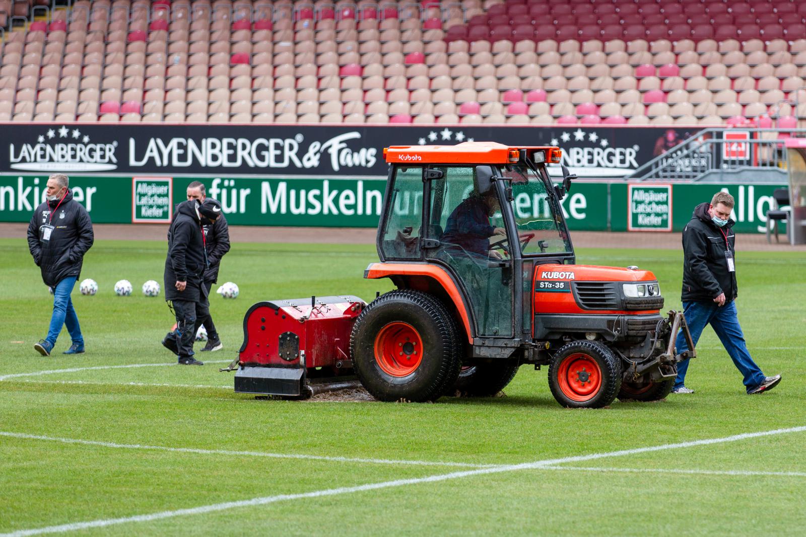 Versuch Wasser zu entfernen