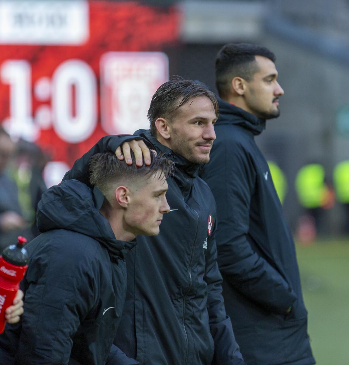 Carlo Sickinger, Simon Skarlatidis und Avdo Spahic