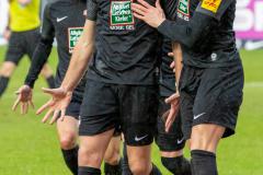 Daniel Hanslik Jubel Mannschaft
