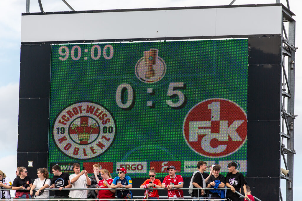 Rot Weiß Koblenz vs. 1. FCK 13.08.2023